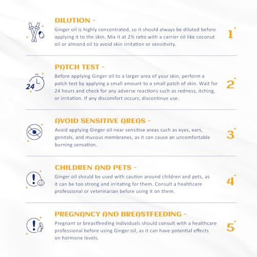 HIQILI Pure Ginger Essential Oil 3.38 Fl Oz, Pure Natural Premium Ginger Oil for Massage HIQILI buy supplements canada