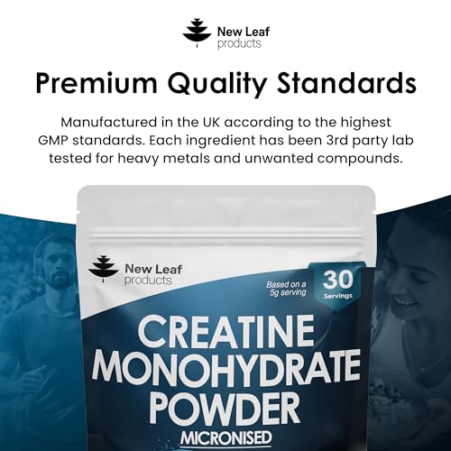 Creatine Monohydrate Powder 100% Pure Micronized Creatine - 150g Increased Absorption NEW LEAF PRODUCTS buy supplements canada