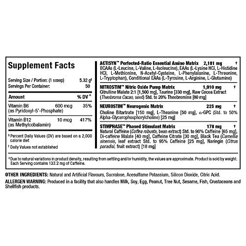 ALLMAX MUSCLEPRIME, White Raspberry - 266 g - Advanced Grade Pre-Workout ALLMAX Nutrition buy supplements canada