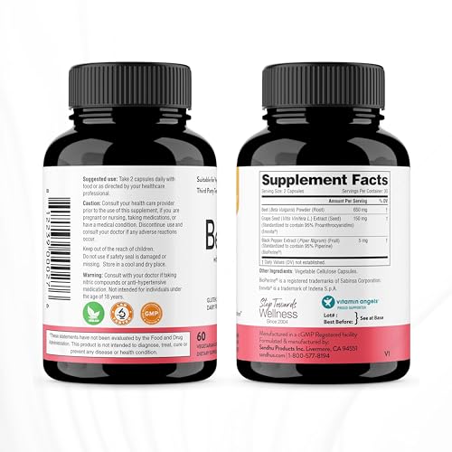 Sandhu's Beet Root Powder Capsules with Bioperine| 60 Capsules, 60 Days Supply Sandhu's buy supplements canada