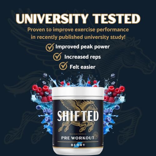 SHIFTED Maximum Pre Workout Powder, Energy & Focus Supplement with Creatine Monohydrate SHIFTED buy supplements canada
