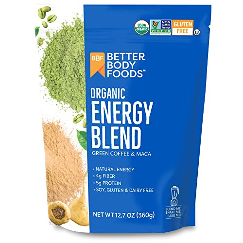BetterBody Foods Organic Energy Blend, Plant-Based Natural Energy, Gluten-free, Non-GMO BetterBody Foods buy supplements canada