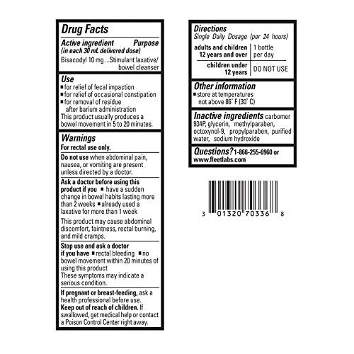 Fleet Laxative Bisacodyl Enema for Adult Constipation, 1.25 Fl Oz Fleet buy supplements canada