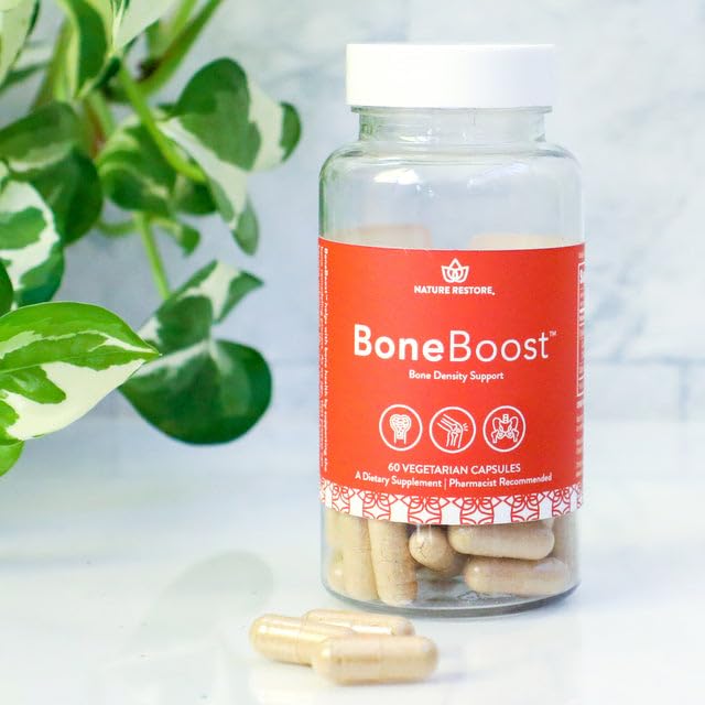 Nature Restore BoneBoost, Natural Bone Health Supplement, 60 Capsules, Manufactured in USA, Non GMO, Gluten Free Nature Restore buy supplements canada