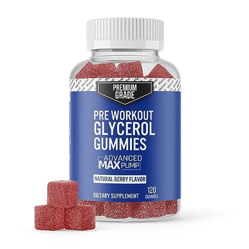 VitaPatch Premium Grade Glycerol Gummies Stim Free Pre Workout - Intense Pump VitaPatch buy supplements canada