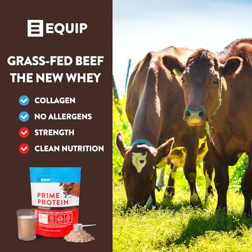 Equip Foods Prime Protein - Grass Fed Beef Protein Powder Isolate - Paleo and Keto Equip buy supplements canada