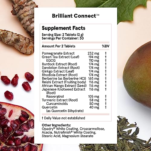 Brilliant Connect Period Health Supplement – Promotes Relief from Cramps, Fatigue Feel Brilliant buy supplements canada