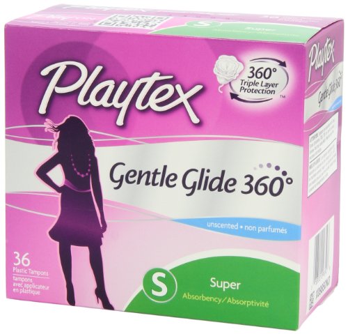 Playtex Simply Gentle Glide Unscented Tampons, Super Absorbency, 36 Count (Pack of 1) PLAYTEX buy supplements canada