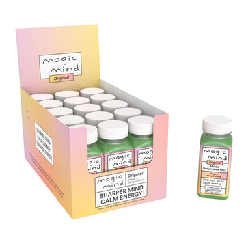 Magic Mind Energy And Focus Drink Shots - Stress Relieving, No Jitters, Ashwagandha, Vitamin B12, Vitamin C, Matcha Green Tea, Functional Mushrooms - 2 FL Oz (15 Pack) Magic Mind buy supplements canada