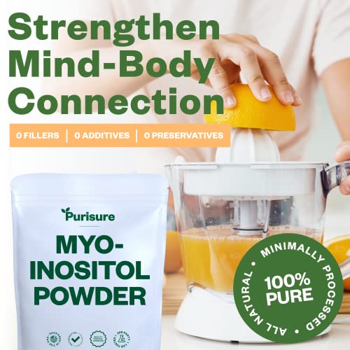 Purisure Myo-Inositol Powder, 250g, Fertility, Hormonal Balance and Ovarian Support Purisure buy supplements canada