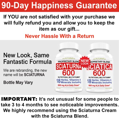 Sciatica Supplement with 600 mg Alpha Lipoic Acid - Sciatic Nerve Support Nuturna buy supplements canada
