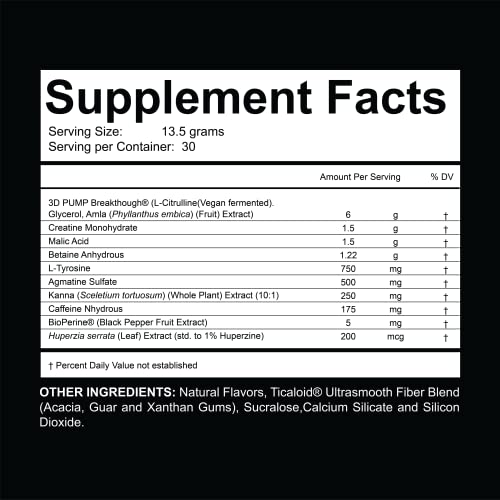 Hyfuel Nutrition Zeus Pump Pre Workout - Pump Focus Energy Power - 3D Pump Breakthrough Hyfuel Nutrition buy supplements canada