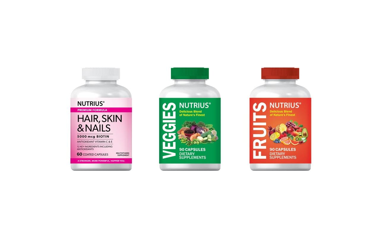 Nutrius Fruits Delicious Blend of Nature's Finest - 90 Capsules Dietary Supplements Nutrius buy supplements canada