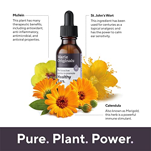 Organic Ear Oil for Earache Irritation, All Natural Eardrops for Infection Marie Originals buy supplements canada