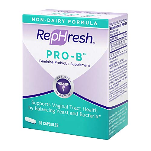 NEW RepHresh Pro-B Feminine Probiotic Supplement Non- Dairy Formula/Vegetarian Capsule, 28ct Rephresh buy supplements canada