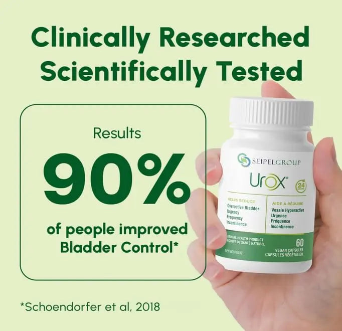 UROX Bladder Control, Safe and Effective Bladder Support Supplement for Men & Women, Helps Reduce Urinary Leakage, Frequency, Urgency, 180 Vegetarian Capsules UROX buy supplements canada
