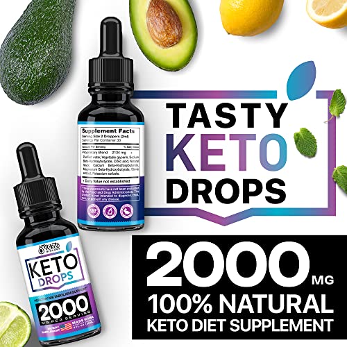 Keto Diet Drops with BHB Exogenous Ketones - Made in USA - Fat Burner & Appetite Suppressant KETO BIOLOGY buy supplements canada