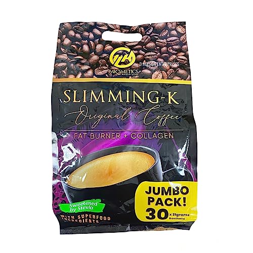 Jumbo Pack MK Slimming-K Coffee with Collagen, 30 Sachets Madam Kilay buy supplements canada