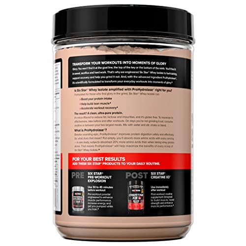Whey Protein Isolate Six Star 100% Whey Isolate Protein Powder Whey Protein Powder Six Star buy supplements canada