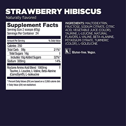 Gu Energy Roctane Ultra Endurance Energy Drink Mix, Strawberry Hibiscus GU Energy buy supplements canada