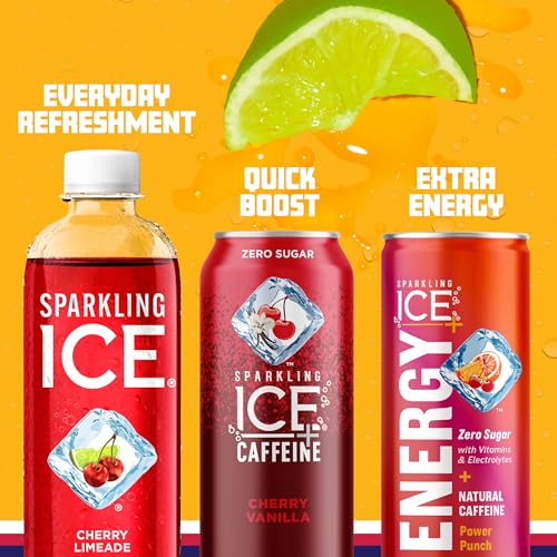 Sparkling Ice, Cherry Limeade Sparkling Water, Zero Sugar Flavored Water, with Vitamins Sparkling ICE buy supplements canada