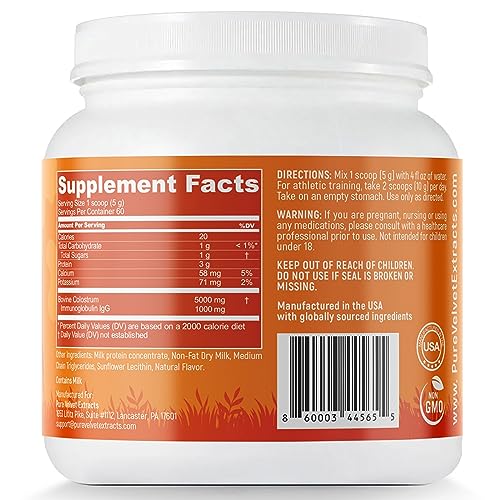 Pure Velvet Colostrum Powder for Gut Health, Bloating, Hair Growth, Immune Support Pure Velvet buy supplements canada