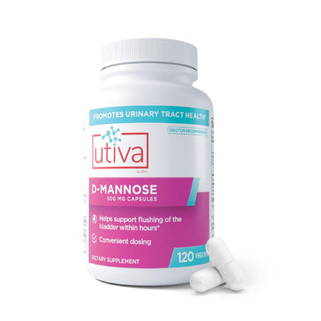 Szio+ Utiva D-Mannose 500mg Capsules – Naturally Flush The Bladder and Urinary Tract – UTI Avoidance – D Mannose Supplements for Women – Supports Urinary Tract Infection Treatments, 120 Capsules Szio+ buy supplements canada