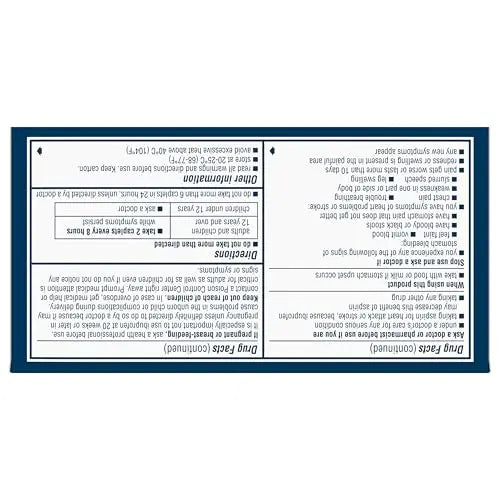 Advil Dual Action Back Pain Caplets Delivers 125mg Ibuprofen and 250mg Acetaminophen Per Dose for 8 Hours of Back Pain Relief - 144 Count Advil buy supplements canada