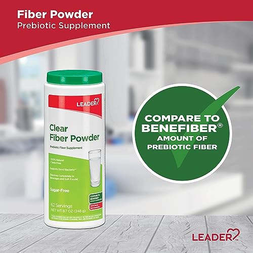 Leader Prebiotic Fiber Supplement Powder for Digestive Health, 100% Natural Daily Fiber Leader buy supplements canada