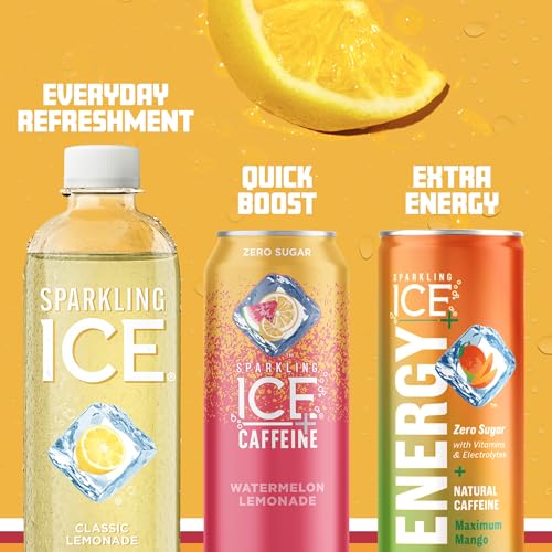 Sparkling Ice, Classic Lemonade Sparkling Water, Zero Sugar Flavored Water Sparkling ICE buy supplements canada