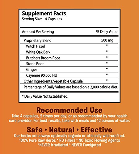 Hemroid Harry's Herbal Remedy, 30 Day (240 Count) - Natural Treatment, Pills Hemroid Harry buy supplements canada