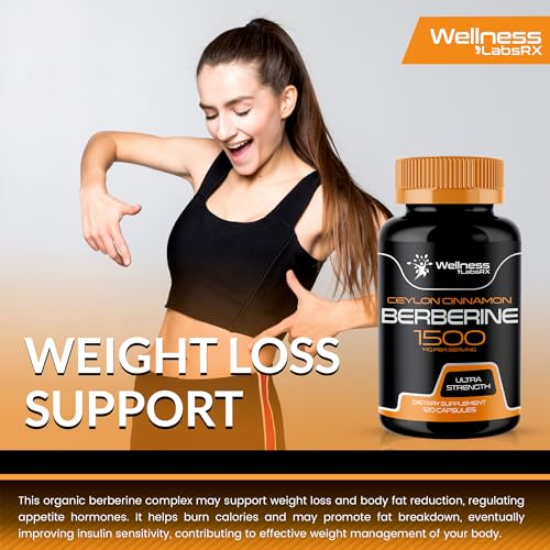 WELLNESS LABSRX Berberine Supplement 1500mg - Liposomal Berberine with Ceylon WELLNESS LABSRX buy supplements canada