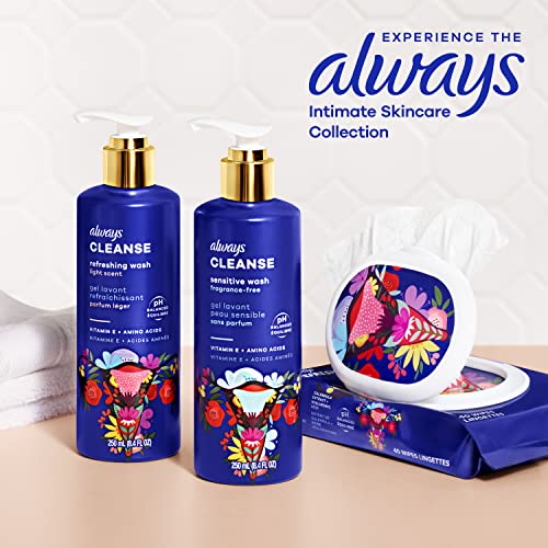 Always Cleanse Feminine Intimate Wash For Women, Ph Balanced For Sensitive Skin, Fragrance-Free Always buy supplements canada