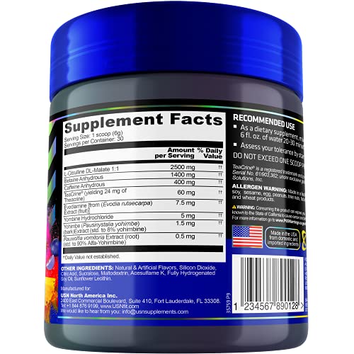 USN 3XT Max Pre-Workout Supplement Drink Mix Powder for Energy, Endurance and Pump USN buy supplements canada