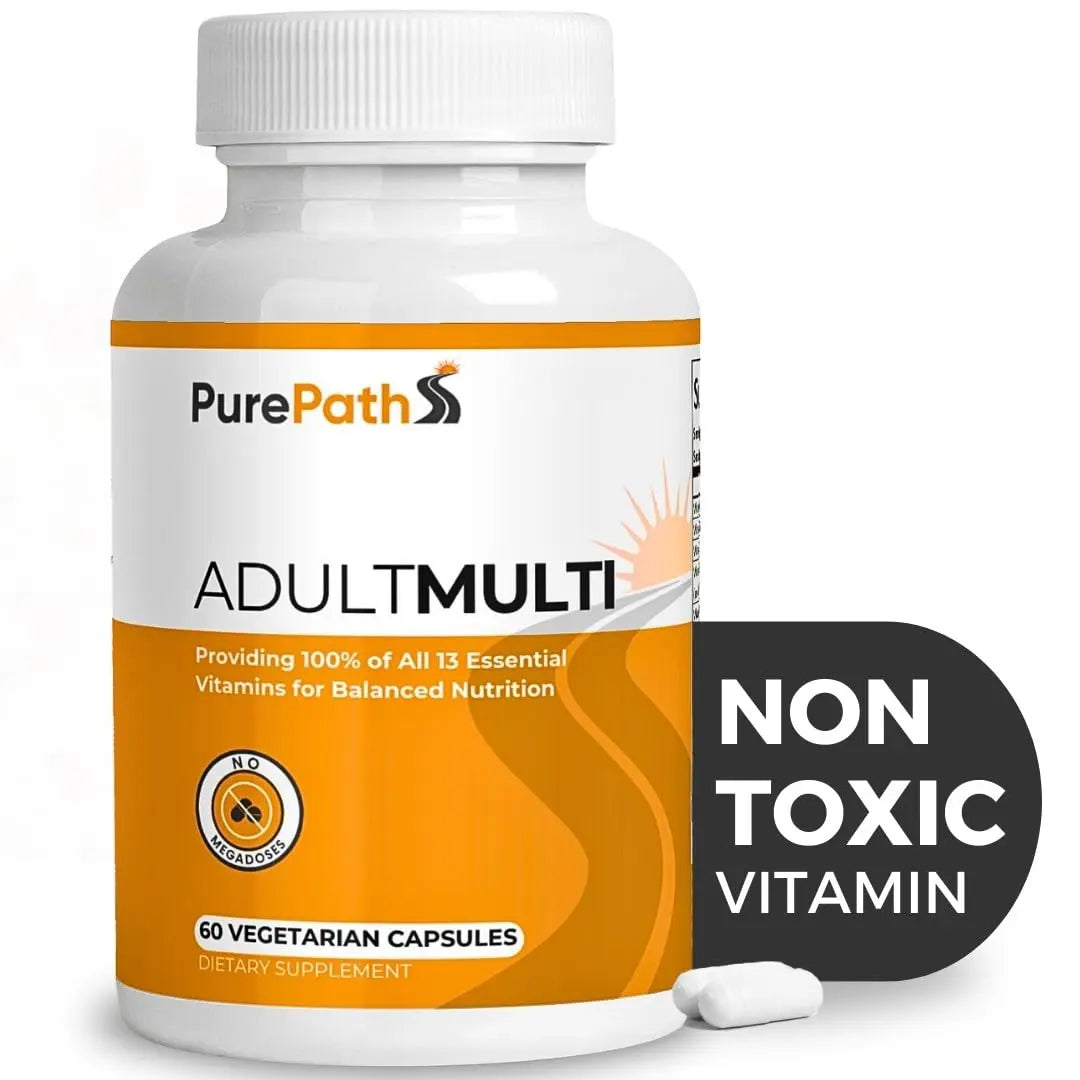 PurePath Non-Toxic Adult Multivitamin - 13 Vitamins - 100% RDA - No Harmful Megadoses - with B6 & B12 PurePath buy supplements canada
