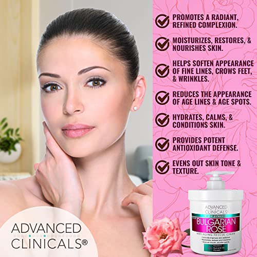 Advanced Clinicals Bulgarian Rose Anti Aging Vitamin E Moisturizer Body Lotion & Face Advanced Clinicals buy supplements canada