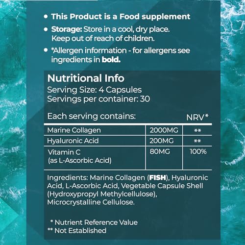 Fitimins Marine Collagen Capsules, 2000mg with Hyaluronic Acid & Vitamin C Fitimins buy supplements canada