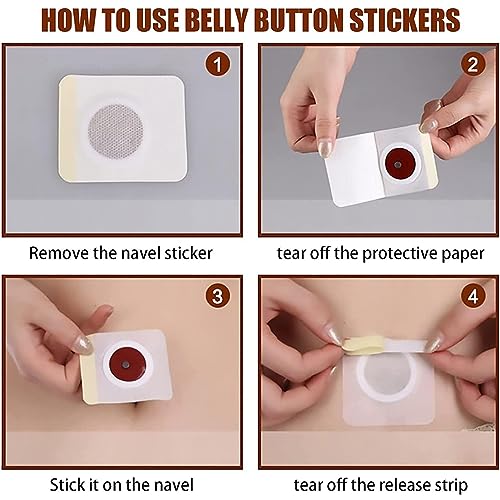Rosarden 100Pcs Belly Patch, Toning Contouring Firming Patches, Navel Sticker, Sweatproof Patches Rosarden buy supplements canada