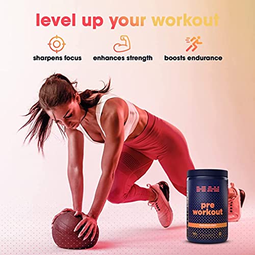 BEAM Pre-Workout Powder | Vegan Energy Booster Powdered Drink with All-Natural BEAM buy supplements canada