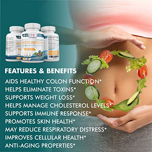 Advanced Keto Colon Cleanser & Detox for Weight Loss - Aids Healthy Colon Function Slim Heat buy supplements canada