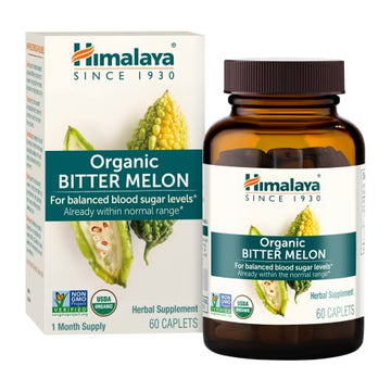 Himalaya Organic Bitter Melon for Glucose Metabolism, 660 mg, 60 Caplets, 1 Month Supply Himalaya buy supplements canada