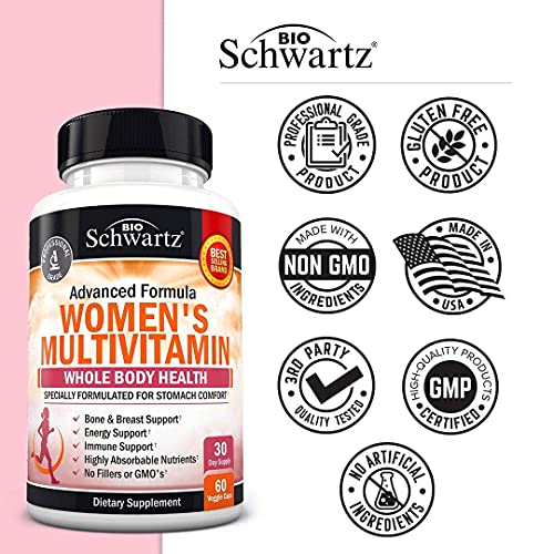Multivitamin for Women with Vitamin D3 - Multivitamins for Bone Breast Skin Joint BioSchwartz buy supplements canada