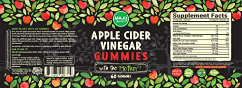 Apple Cider Vinegar Gummies with Mother - Weight Management & Detox - 2X Stronger Maju Superfoods buy supplements canada