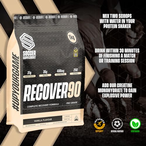 Soccer Supplement - Recover90® Complete Recovery Shake - 31grams of Protein Isolate SOCCER SUPPLEMENT buy supplements canada