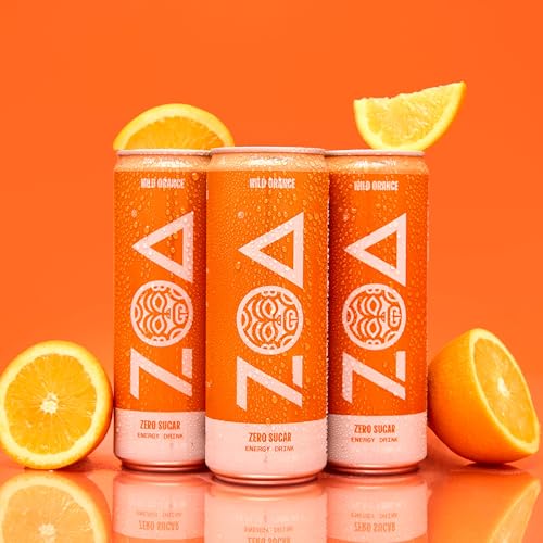 ZOA Energy Drink & ZOA+ Pre-Workout Bundle, Orange Grapefruit and Wild Orange, 12 Fl Oz ZOA buy supplements canada