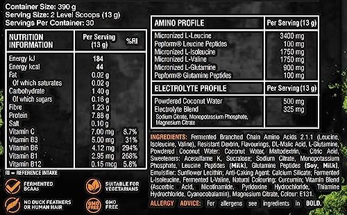 Grenade Defend BCAA Powder, Green Apple, 390 g (7 g BCAA's Per Serving - 30 Servings Grenade buy supplements canada