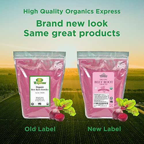 HQOExpress Organic Beetroot Powder - Organic Superfood - Nitric Oxide Booster - Non HQO HIGH QUALITY ORGANICS buy supplements canada