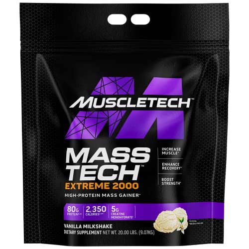 MuscleTech Mass Gainer Protein Powder, Mass-Tech Extreme 2000, Muscle Builder MuscleTech buy supplements canada