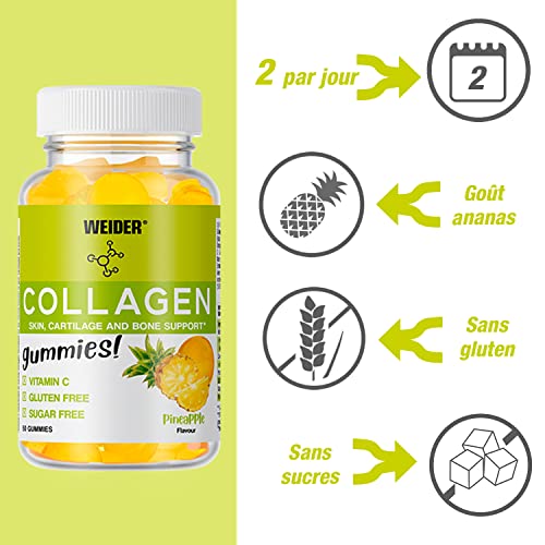 Weider Collagen Gummies - with Collagen for Joints and to take Care of Bones and Cartilage Weider buy supplements canada