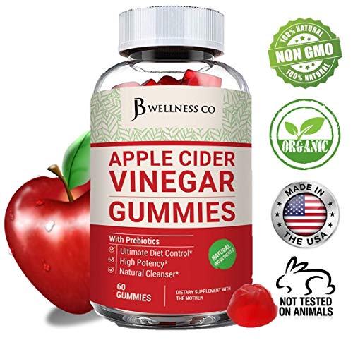 (2-Pack | 120 Gummies) Premium Apple Cider Vinegar Gummies - Raw, Natural, Unfiltered ACV JB Wellness Co buy supplements canada